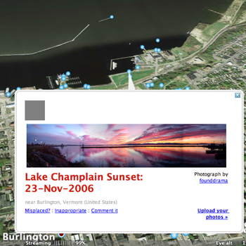 detail of one of my pictures as featured in Google Earth's Panoramio layer
