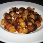 Bacon-wrapped Tots!