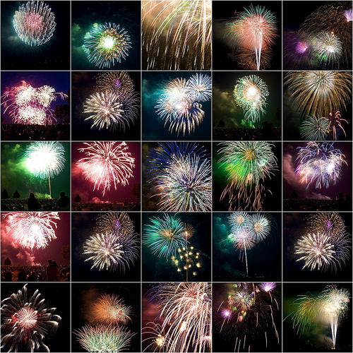 2008 4th Fireworks Mosaic