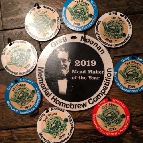 My medals for the 2019 Greg Noonan Memorial Homebrew Competition